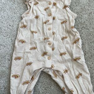 H&M Baby Rainbow Onesie in Cream and Neutrals